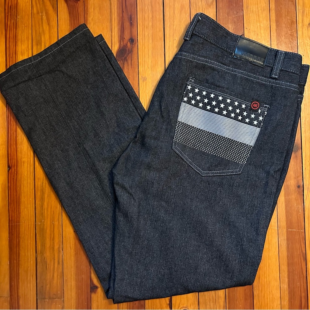 Vintage Mecca USA Baggy Jeans Black Wash 40x32
